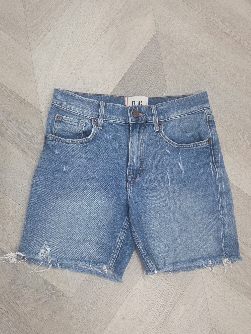 BDG Urban Outfitters Distressed Cutoff Denim Jean Shorts Size 26